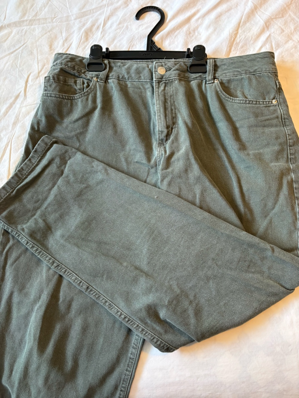 Dynamite Claudia Olive Green Denim Jeans